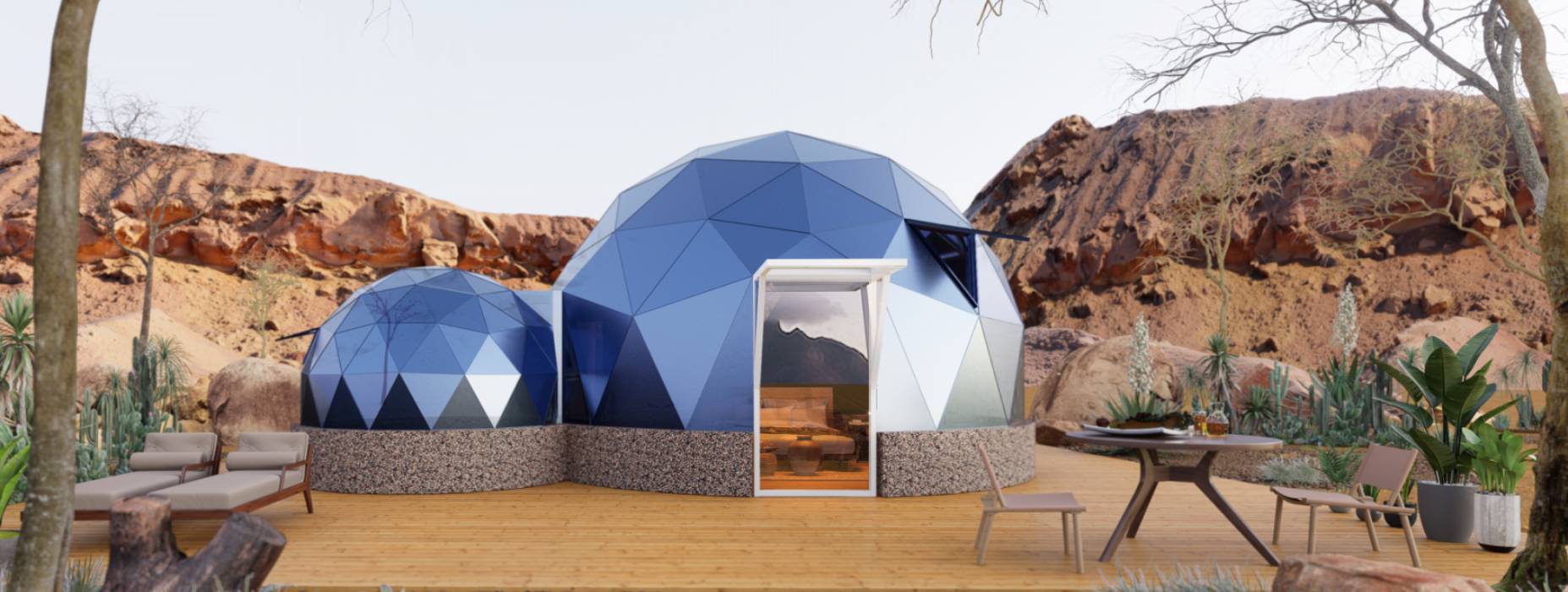 邻水县球形智能光伏玻璃星空房